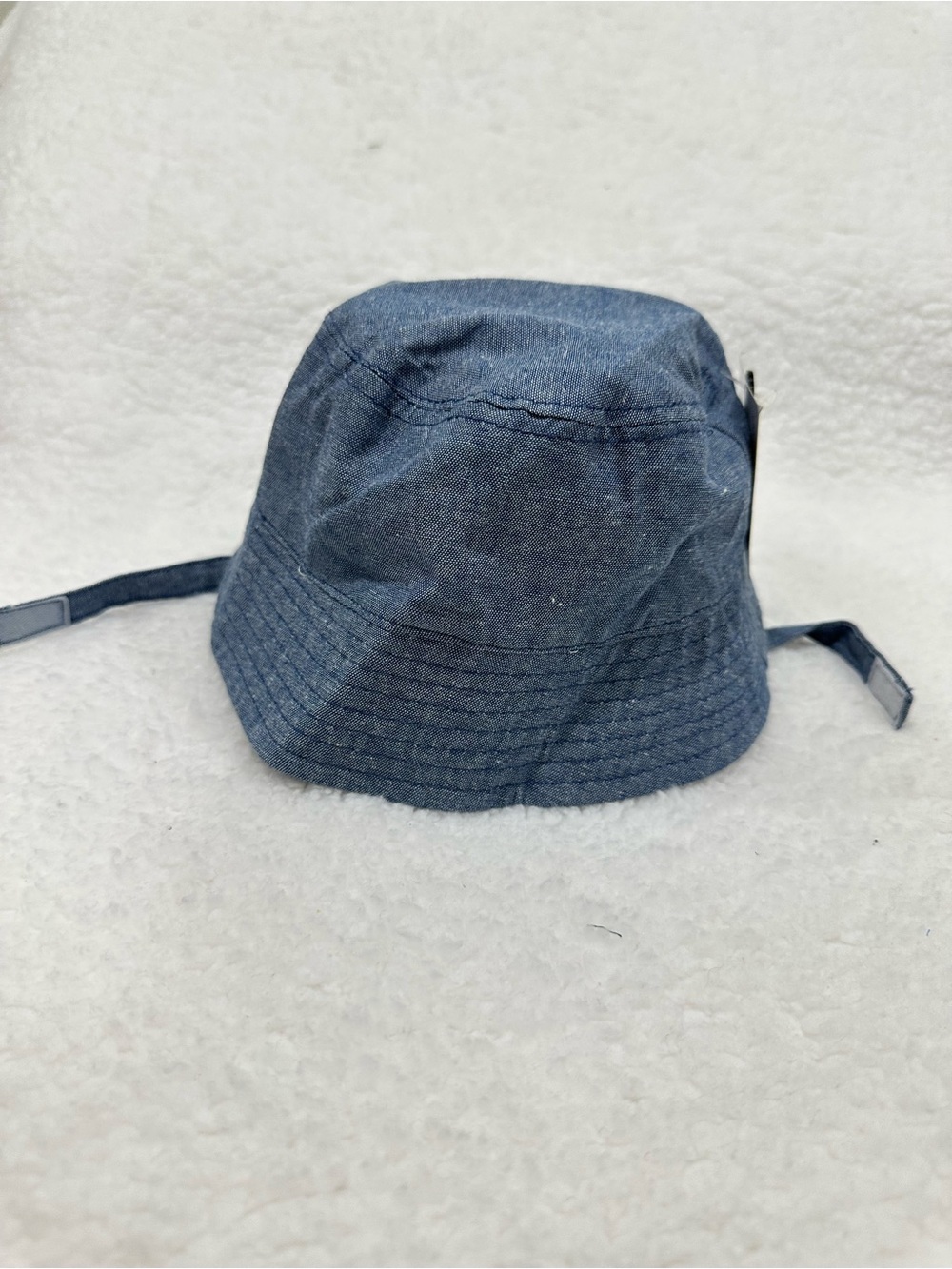 Kids Denim-Style Blue Bucket Hat